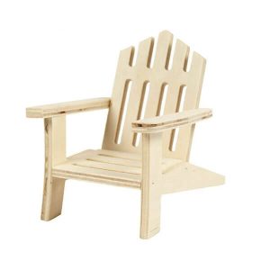Καρέκλα κήπου ξύλινη, 7,5*9*9cm