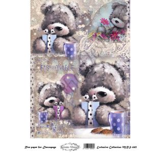 Ριζόχαρτο Artistic Design για decoupage, Little Bear 21*29cm