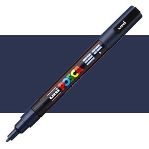 Μαρκαδόρος Posca pc-3m, navy blue 0,9-1,3mm fine