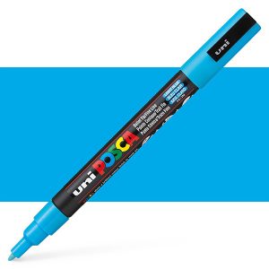 Μαρκαδόρος Posca pc-3m, light blue 0,9-1,3mm fine