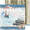 Χαρτιά scrapbooking seaside greetings, Craft O'Clock 30,5*30,5cm-6+1τεμ