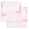 Χαρτιά scrapbooking Stamperia maxi background selection, baby dream pink 10τεμ