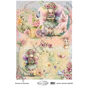Ριζόχαρτο Artistic Design για decoupage, magic fairies 30*42cm