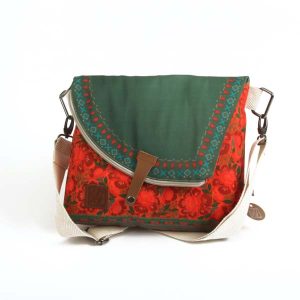 Τσάντα αγγελιοφόρου Lazydayz designs, Harmonia Flowerbomb Messenger Bag