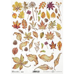 Ριζόχαρτο ITD για decoupage, autumn leaves 29*21cm