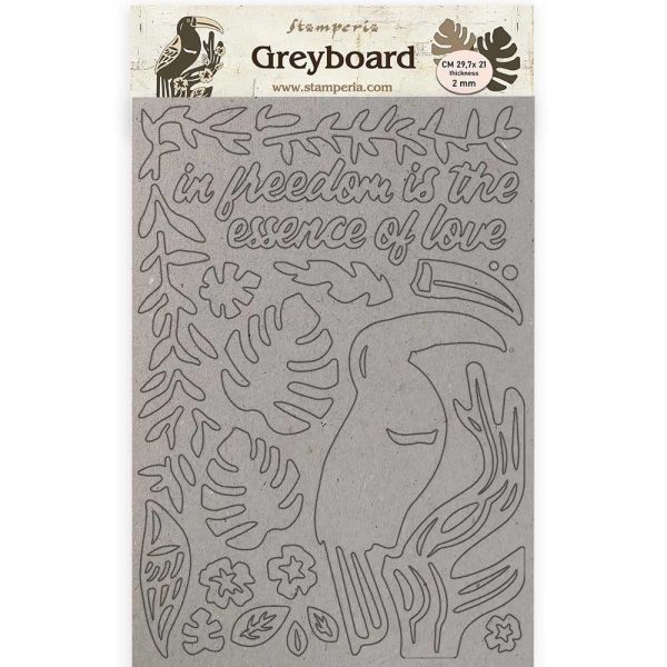 Διακοσμητικά από χαρτόνι greyboard, freedom 21*29,7cm