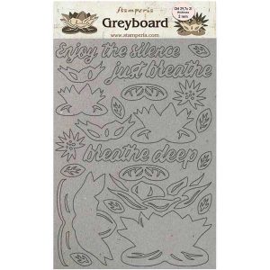 Διακοσμητικά από χαρτόνι greyboard, enjoy your silence 21*29,7cm