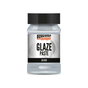 Glaze paste Pentart, silver 100ml