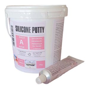 Silicone putty για κατασκευή καλουπιών δύο συστατικών, 1000gr+50gr