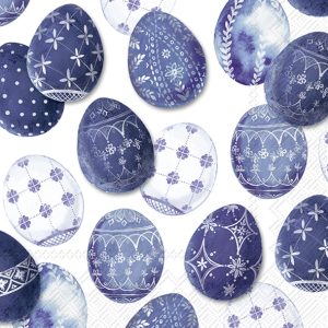 Χαρτοπετσέτα IHR για decoupage, decorated eggs blue 33*33cm