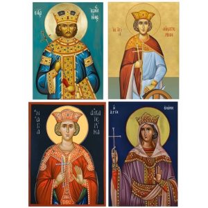 Κωνσταντίνος, Αικατερίνη, Ελένη, Άγιος, εικόνα, χριστιανικά
